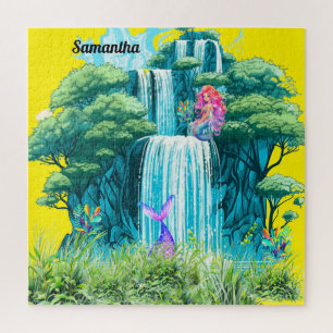 Puzzle Personnaliser le nom de cascade avec sirènes