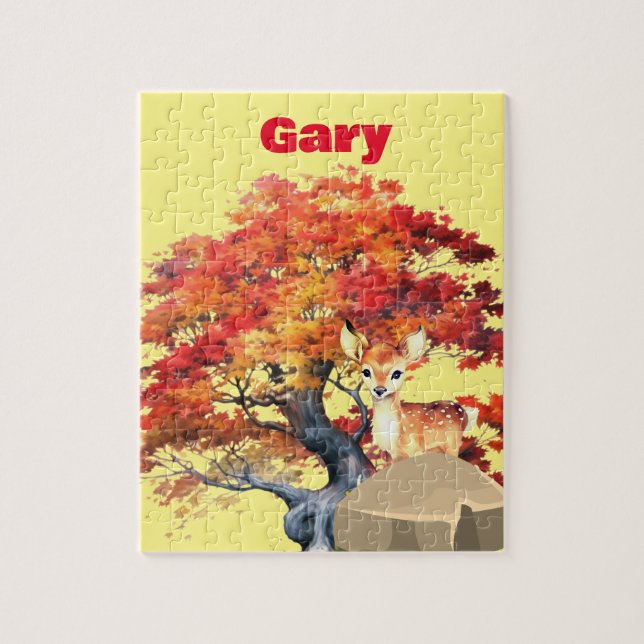 Puzzle Personnaliser nommé Cerf (Vertical)