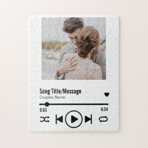 Puzzle Personnalized Newlywed Photo Song Playlist