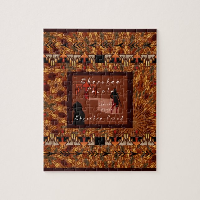 Puzzle Personnes cherokee (Vertical)