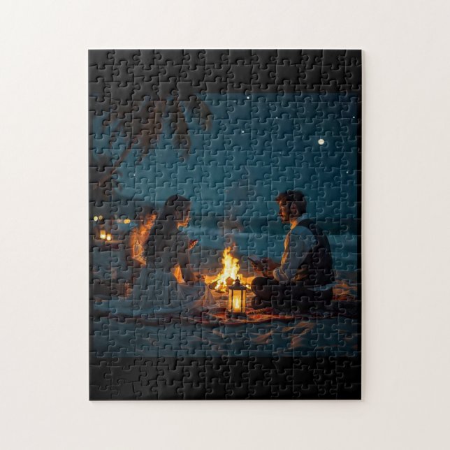 Puzzle Personnes sur la Plage (Vertical)