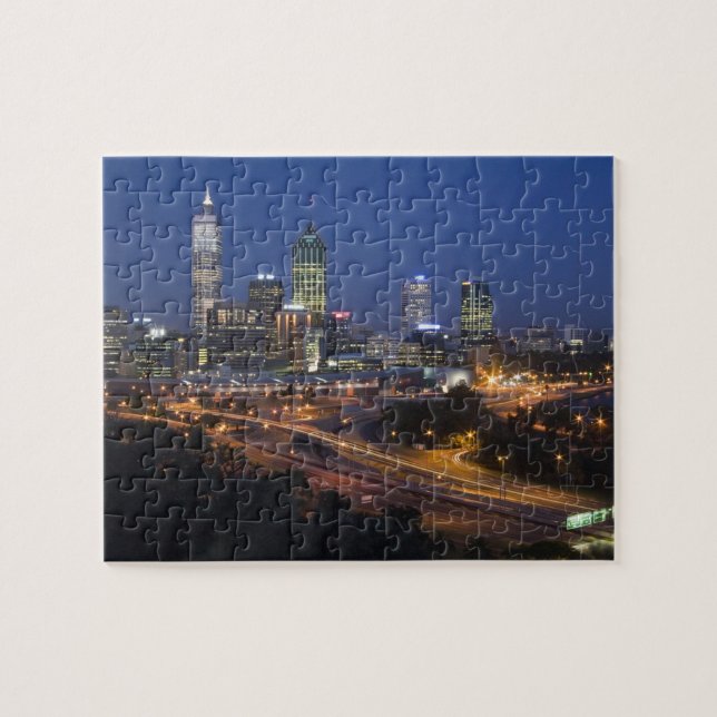 Puzzle Perth, Australie. Vue sur le centre-ville de Perth (Horizontal)