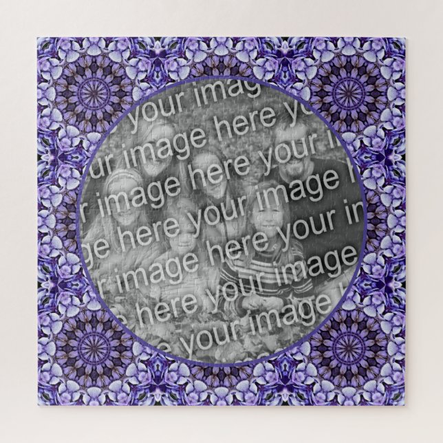 Puzzle Pétales de fleurs d'Hydrangea Abstrait Ajouter vot (Vertical)