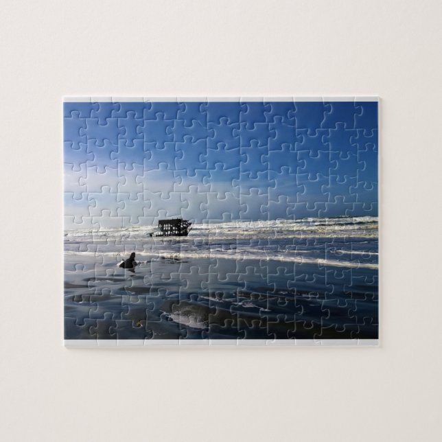 Puzzle Peter Iredale Shipwreck, Côte de l'Oregon (Horizontal)