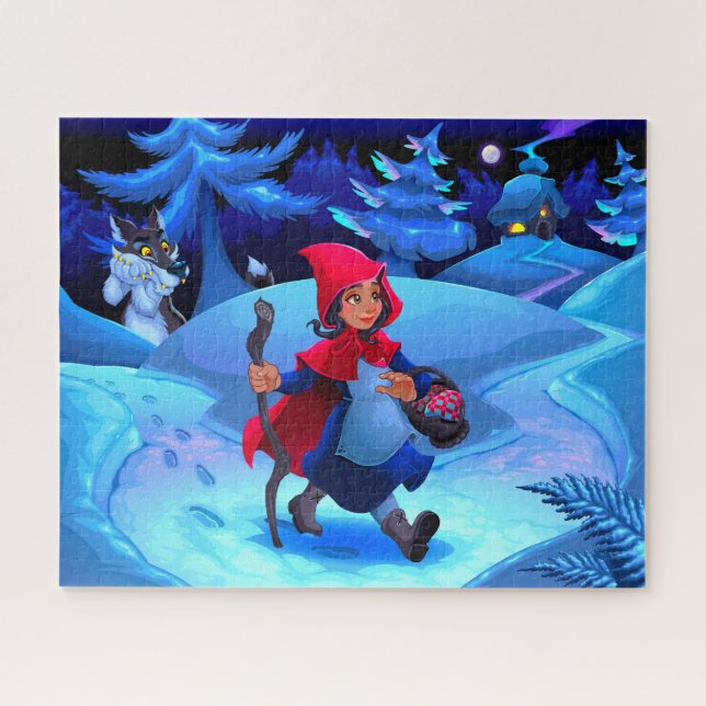 Puzzle Petit chaperon rouge Conte de fées pour enfants (Horizontal)