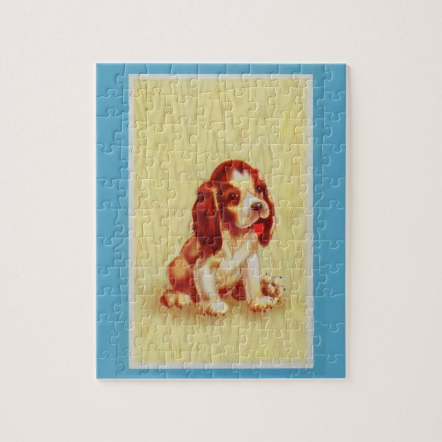 Puzzle petit chiot beagle mignon (Vertical)