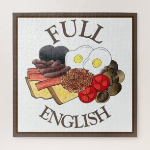 Puzzle Petit déjeuner anglais complet Royaume-Uni Cuisine