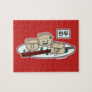 Puzzle Petit déjeuner coréen le Hangeul de dim sum de