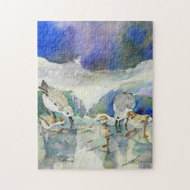 Puzzle Petit déjeuner familial de Sanderling (Vertical)