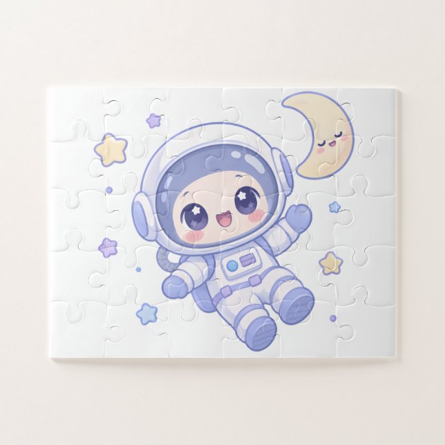 Puzzle Petit Explorateur de l'Espace (Horizontal)