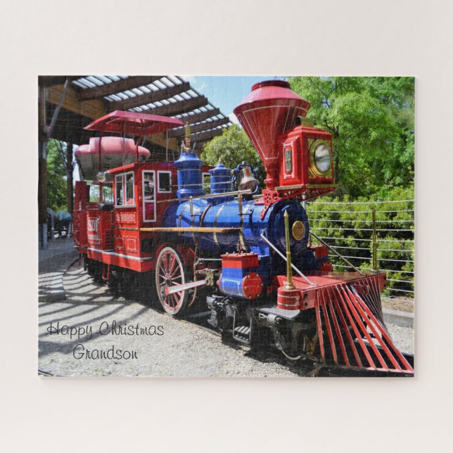 Puzzle Petit-fils de Noël. (Horizontal)