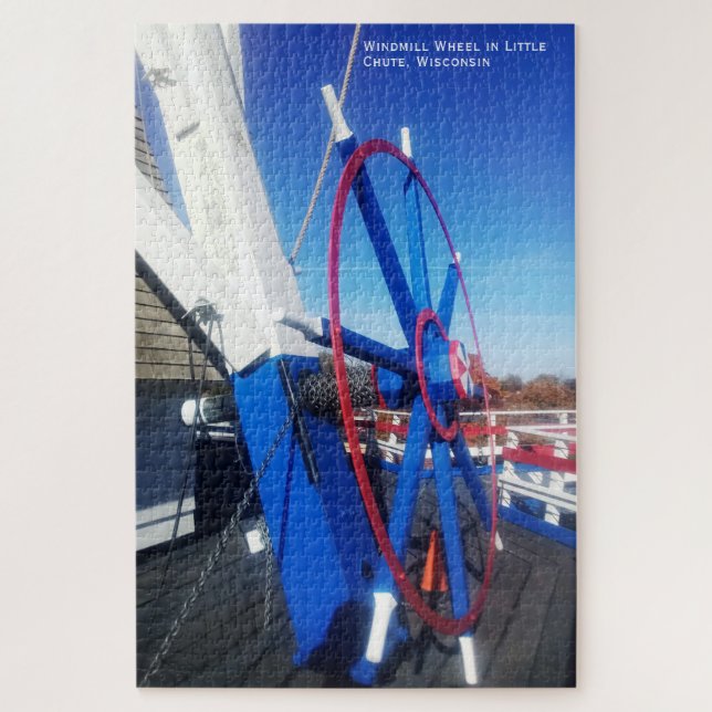 Puzzle Petit moulin à vent à roulettes Dutch Smock Mill W (Vertical)