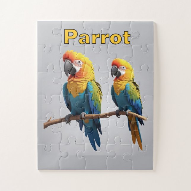 Puzzle PETIT perroquet (Vertical)