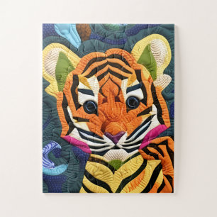 Puzzle Petit Tiger Cub Quilt Comme Design