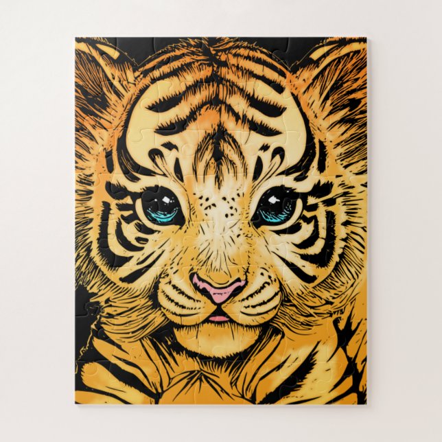 PUZZLE PETIT TIGRE (Vertical)