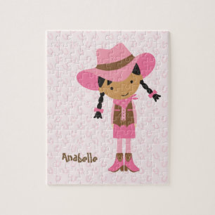 Puzzle Petite cowgirl rose