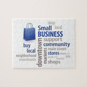 Puzzle Petite entreprise, Boutique locale, Acheter local