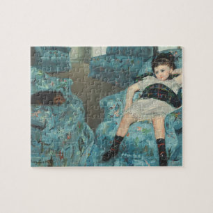 Puzzle Petite fille dans un fauteuil bleu, 1878 (oi