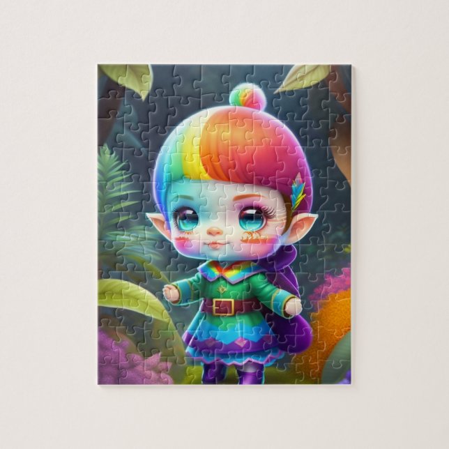 Puzzle Petite fille Elf mignonne (Vertical)