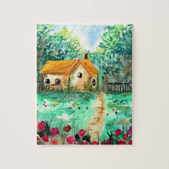 Puzzle Petite maison de jardin (Vertical)