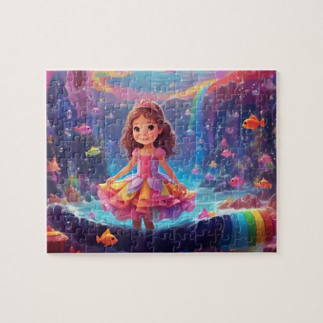 Puzzle Petite Princesse Colorée (Horizontal)