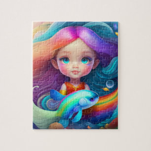 Puzzle Petite Sirène Douce Colorée