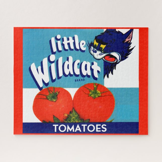 Puzzle Petites tomates Wildcat créer étiquette (Horizontal)