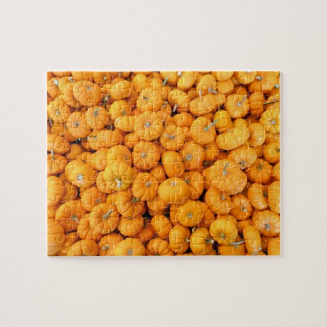 Puzzle Petits Citrouilles de récolte orange (Horizontal)