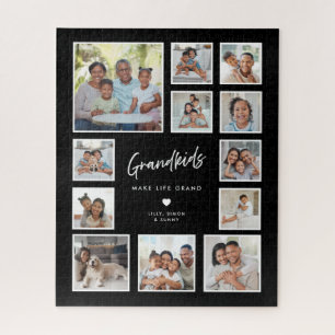 Puzzle Petits-enfants Rendent la Vie Géniale Citation 12