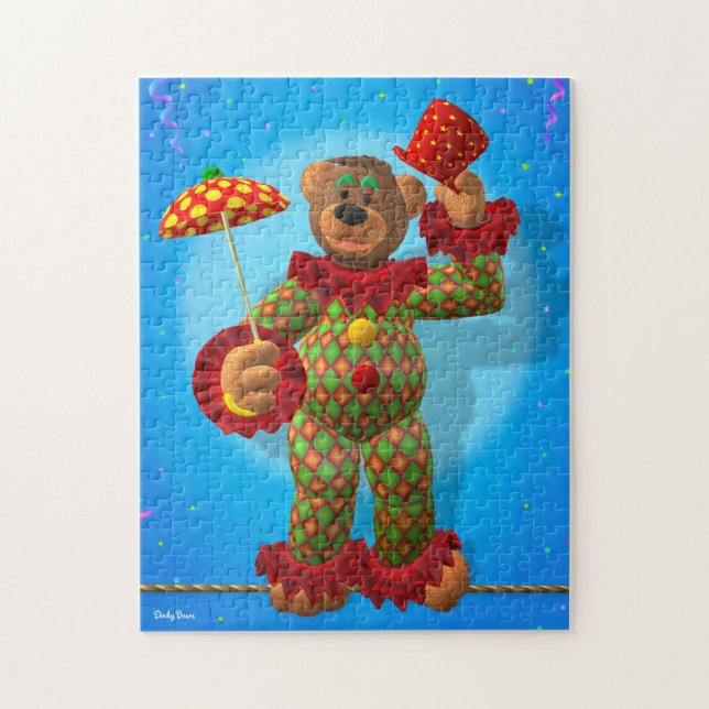 Puzzle Petits ours équilibrant le clown (Vertical)