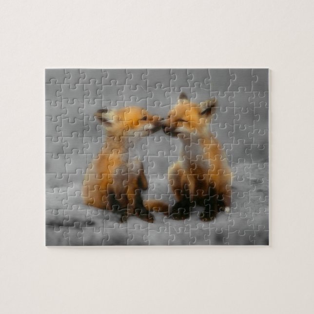 Puzzle Peu d'amour de Fox (Horizontal)