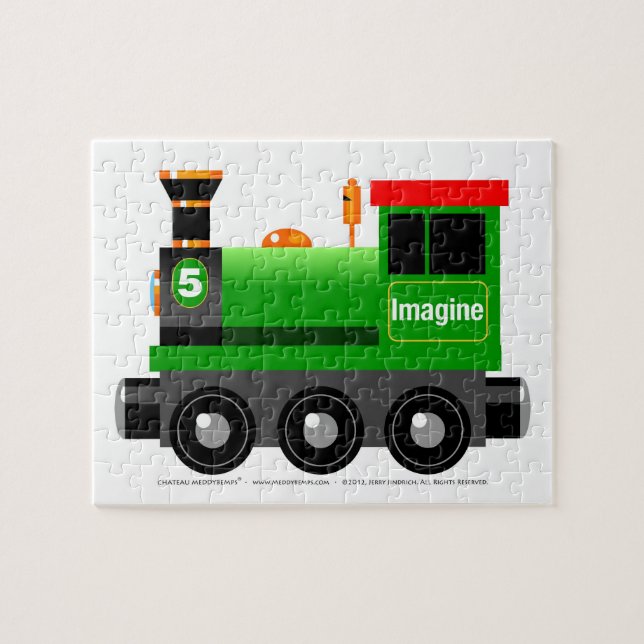 Puzzle Peu de moteur vert (Horizontal)