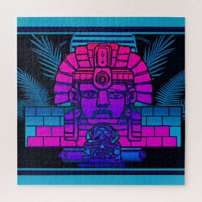 Puzzle Pharaon Synthwave (Vertical)