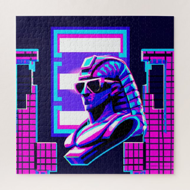 Puzzle Pharaon Synthwave (Vertical)