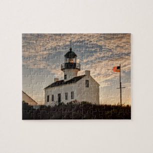 Puzzle Phare au coucher du soleil, Californie