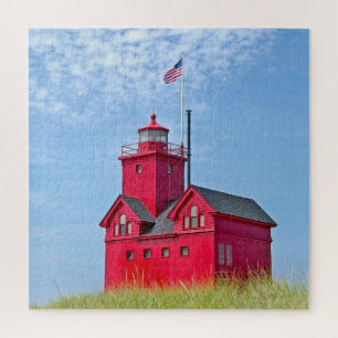 Puzzle Phare de Big Red Michigan