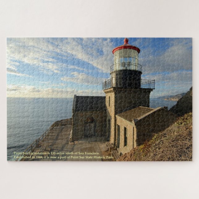 Puzzle Phare de California Point Sur (Horizontal)