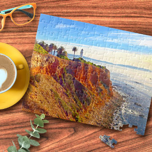 Puzzle Phare de Californie sur Rocky Cliff, Ocean Photo