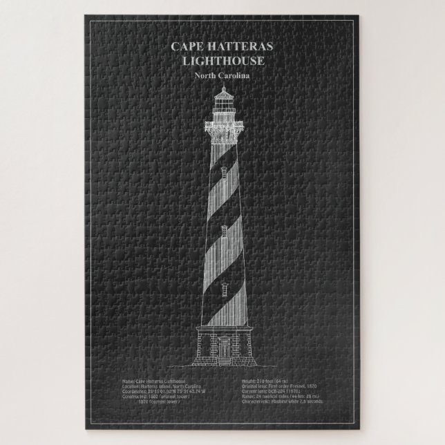 Puzzle Phare de Cape Hatteras - Caroline du Nord - PD (Vertical)