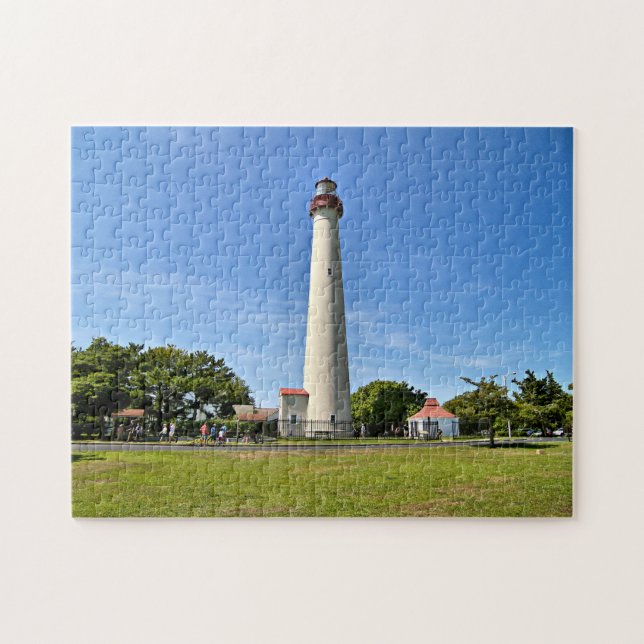 Puzzle Phare de Cape May, casse-tête de New Jersey (Horizontal)