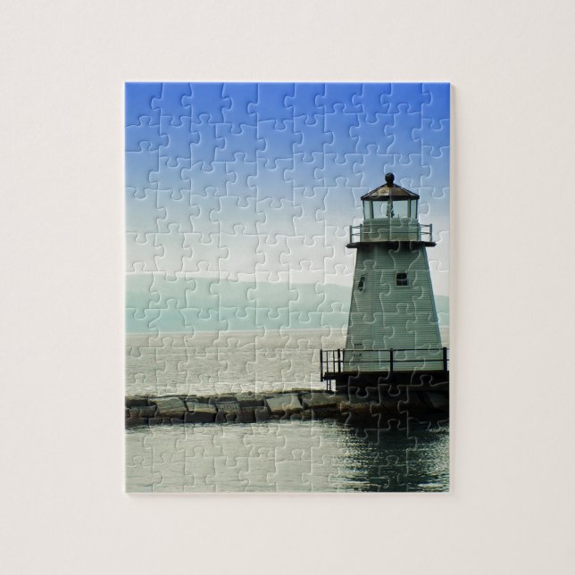 Puzzle Phare de Champlain de lac (Vertical)