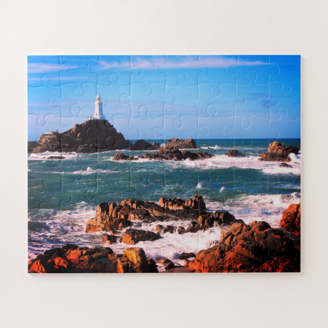 Puzzle Phare de Corbiere à Jersey (Horizontal)