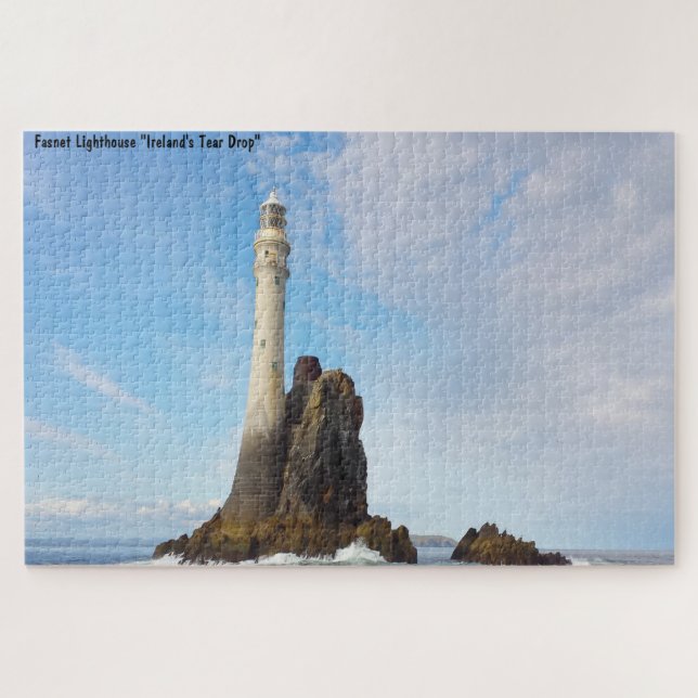 Puzzle Phare de Fasnet "La Larme d'Irlande" (Horizontal)