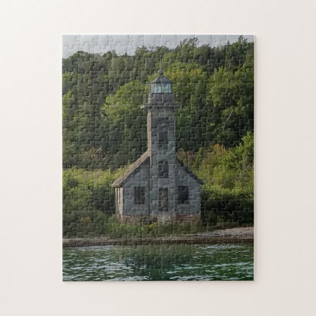 Puzzle Phare de Grand Island Munising Michigan (Vertical)
