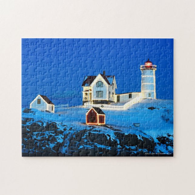 Puzzle Phare de Holiday Nubble (Horizontal)