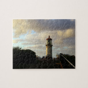 Puzzle Phare de Kilauea Point au crépuscule