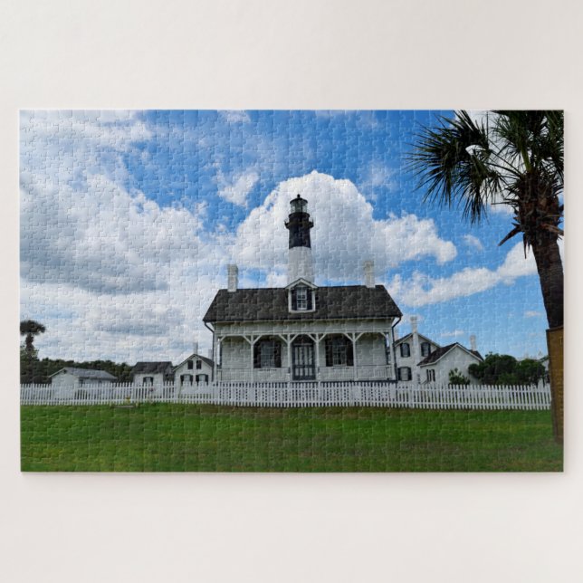 Puzzle Phare de l'île de Tybee, Géorgie  (Horizontal)