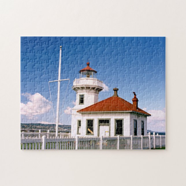 Puzzle Phare de Mukilteo, casse-tête de Washington (Horizontal)