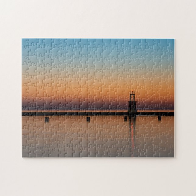 Puzzle Phare de North Ave Sunrise (Horizontal)