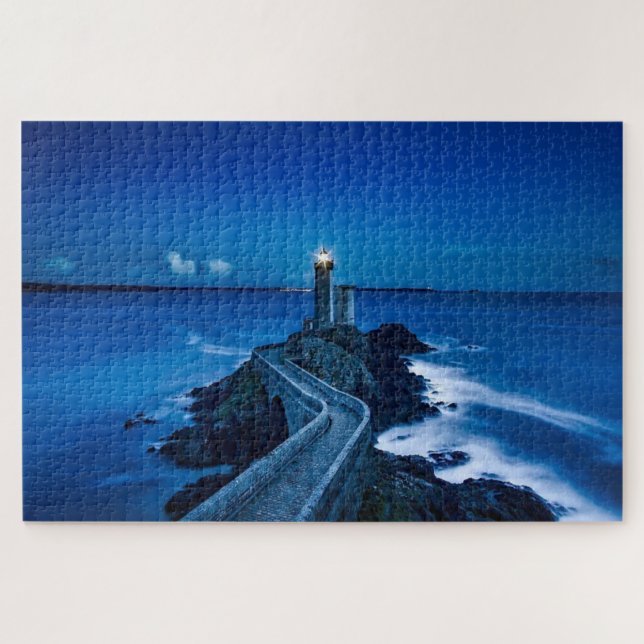 Puzzle Phare de Plouzane en mer photo (Horizontal)